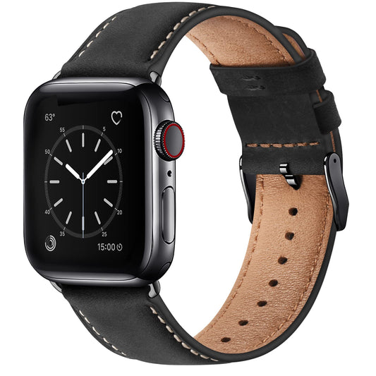 SUNFWR Leather Bands Compatible with Apple Watch Band