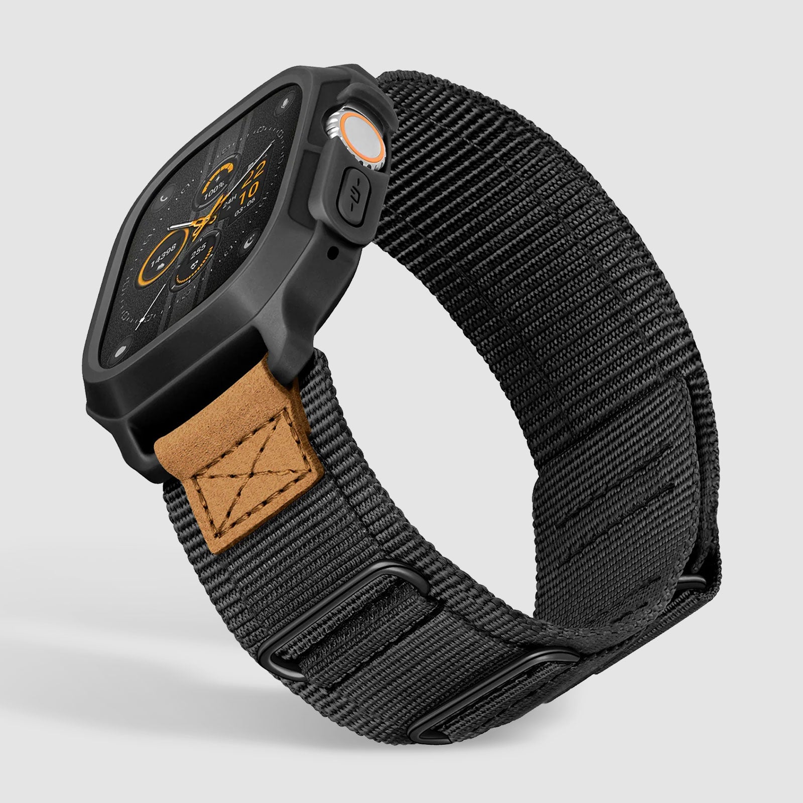 SUNFWR® Nylon Bands For Apple Watch With Case